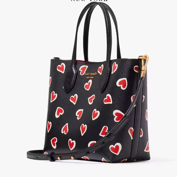 Kate Spade Stencil Hearts medium tote and wallet set - Picture 6 of 12